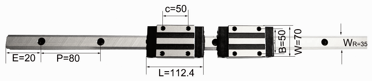 linear guide 35mm