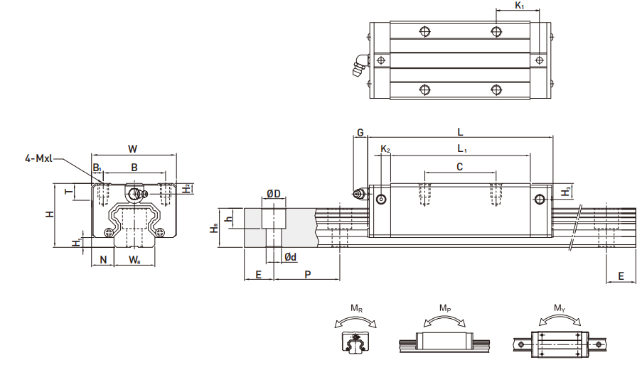linear guide drawing