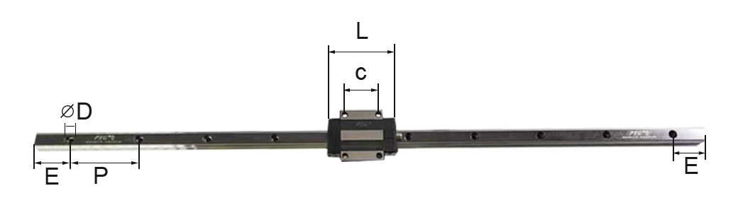 linear guides 12